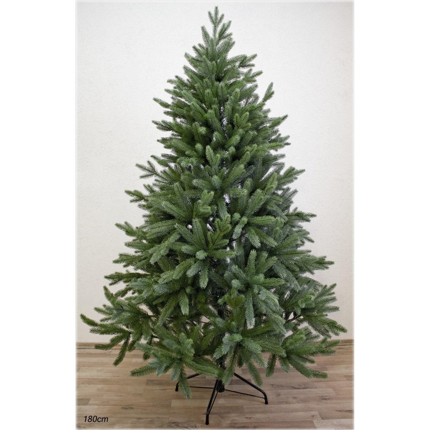 Weihnachtsbäume: Künstlicher Premium-Tannenbaum 180cm Nordmannstanne mit Spritzguss Zweigen ...